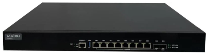 Maipu IGW500-1000 internet gateway, integrated Routing, Switching, Security, Access Controller, 8*1000M Base-T,2*1000M SFP(Controller Mode: 256 Units AP; Gateway Mode: 64 Units AP)