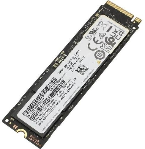 SSD M.2 (NVMe, PCI-E 4.0 x4) 1Tb Samsung PM9A1 (R7000/W5100MB/s) 1year, OEM
