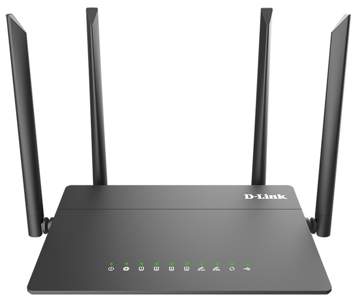 D-Link Беспроводной маршрутизатор N300, 2,4 ГГц, 1x100Base-TX WAN, 4x100Base-TX LAN, 1хUSB, 3G/LTE, 2 внешние несъемные антенны 5 дБи