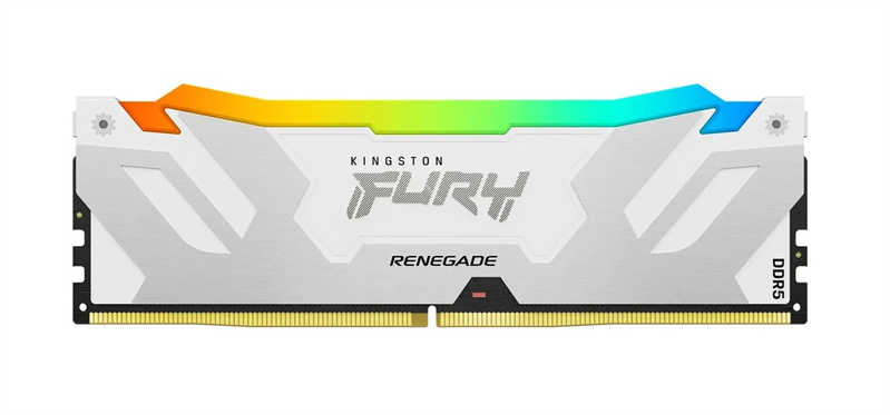 Kingston 16GB 7600MT/s DDR5 CL38 DIMM FURY Renegade RGB White XMP