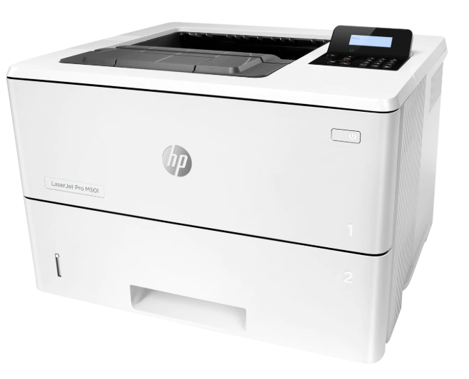 HP LaserJet Pro M501dn (A4, 1200dpi, 43ppm, 256Mb, 2trays 100+550, USB/GigEth, Duplex, repl. CE526A, CE528A)