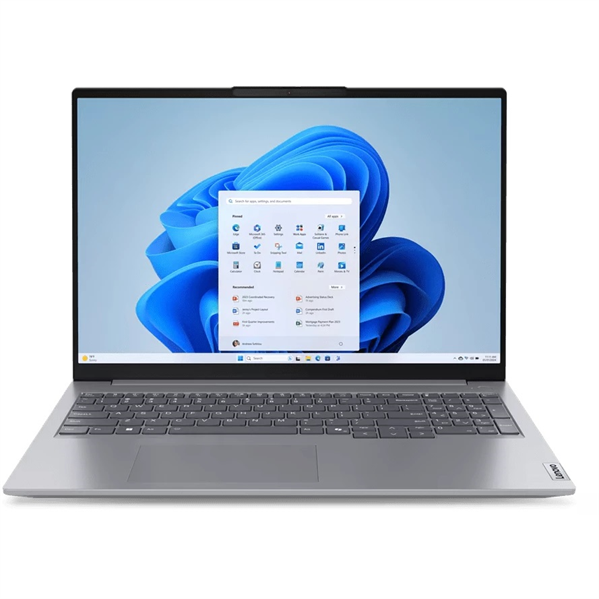 Lenovo ThinkBook 16 G7 IML 16" WUXGA(1920x1200)IPS 300nits, Ultra 5 125U, 16GB DDR5-5600, 512GB SSD M.2, Intel Graphics, WiFi 6E+BT, FPR, Kb Ru/Eng, Cam FHD, 45Wh, 65W USB-C, no OS, 1Y war-ty, 1.7kg