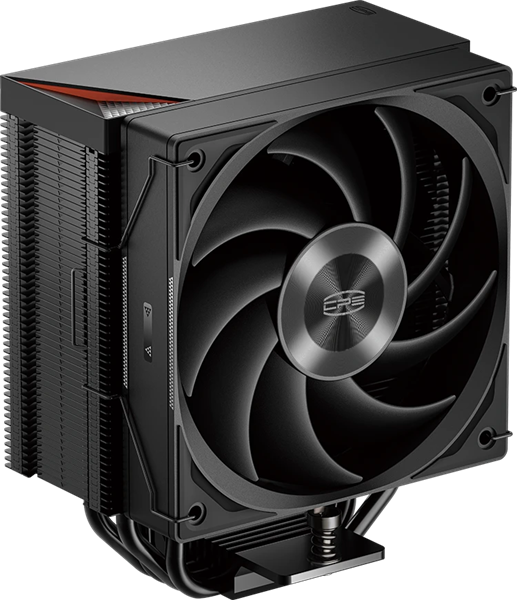 PCCooler RZ400 V2 BK, 120mm FAN, 4 HEAT PIPES, 4-PIN PWM, 500-2200 RPM, 32 DBA, FDB BEARING, LGA 1851/1700/1200/115X, AMD AM5/AM4