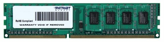 Patriot DDR3 DIMM 4GB 1333MHz CL9 1*4GB 9-9-9-24 1.5V (analog PSD34G13332)