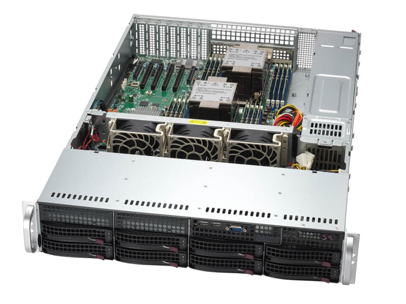 Supermicro SuperServer 2U 621P-TR / 2x4510/ 2x32Gb/ 1xIntel D3 S4520 480GB SATA/ 2x1200W/ 1st config
