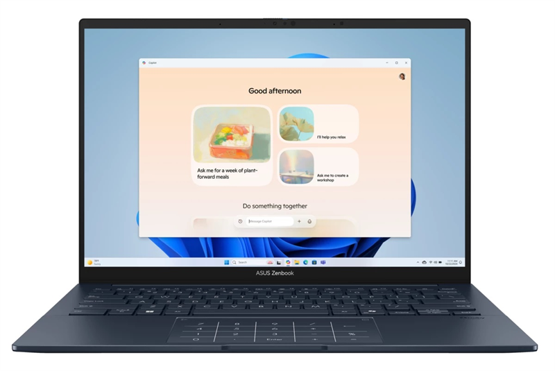 ASUS Zenbook 14 UX3405CA-PP188 Intel Core Ultra 9  285H 2.9 GHz/ LPDDR5X 16GB/1TB SSD/Intel Arc 14.0 OLED 3K (2880 x 1800) OLED 16:10/,WiFi 7+BT 5.4/ Without OS/1.20 kg/Ponder Blue