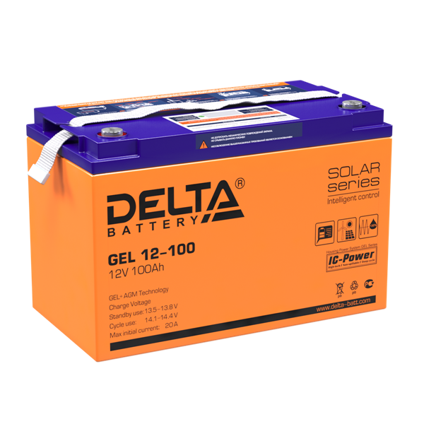 Delta Аккумуляторная батарея для ИБП GEL 12-100 (12V/100Ah)
