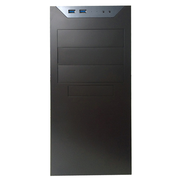 MidiTower Powerman BA833 Black ____ U3.0*2+A(HD) ATX, mATX(без блока питания)