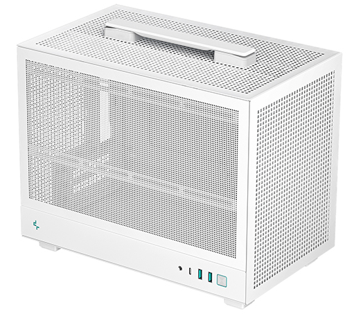 Deepcool CH160 MESH WH без БП, белый, MINI-ITX (R-CH160-WHNMI0-G-1)