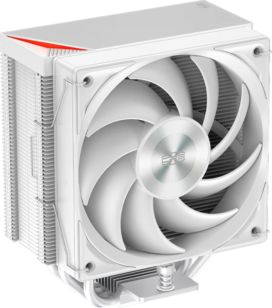 PCCooler RZ400 V2 WH, 120mm FAN, 4 HEAT PIPES, 4-PIN PWM, 500-2200 RPM, 32 DBA, FDB BEARING, LGA 1851/1700/1200/115X, AMD AM5/AM4