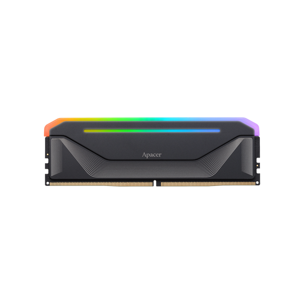Apacer  DDR5  16GB  6000MHz DIMM NOX RGB Black Gaming Memory CL38 1.35V (Retail) 2048*8  Heat Sink (Retail) 3 years (AH5U16G60C622NBAA-1)