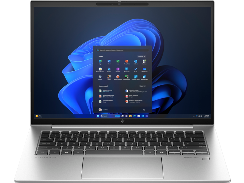 HP EliteBook 840 G11 Intel Core Ultra7-155U,14" WUXGA (1920x1200) IPS 300cd AG,16Gb DDR5-5600MHz(1),512Gb SSD NVMe,LTE,Al Case,56Wh,FPS,ENG\RU Kbd Backlit,1.42kg,Silver,1y,Win11Pro