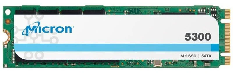 Micron 5300PRO 240GB SATA M.2(22x80mm) 3D TLC R540/W310MB/s MTTF 3М 67000/40000 IOPS 657TBW SSD Enterprise Solid State Drive, 1 year, OEM