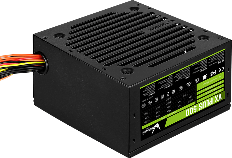 Formula V Line VX PLUS 500, 500W, ATX12V v2.3, 12cm Fan (ex Aerocool)