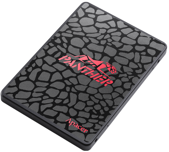 Apacer SSD PANTHER AS350 256Gb SATA 2.5" 7mm, R560/W540 Mb/s, 3D TLC, IOPS 81K/74K, MTBF 1,5M, 180TBW, Retail, 3 years (AP256GAS350-1)