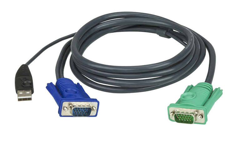 ATEN CABLE HD15M/USB A(M)--SPHD15M, 3m