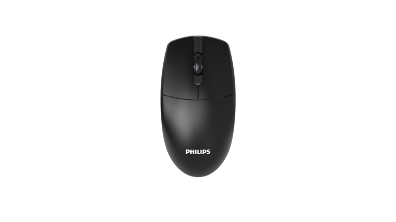 Philips  Беспроводная Мышь SPK7347 2,4 GHz , 3 кноп., 1600dpi, Чёрный