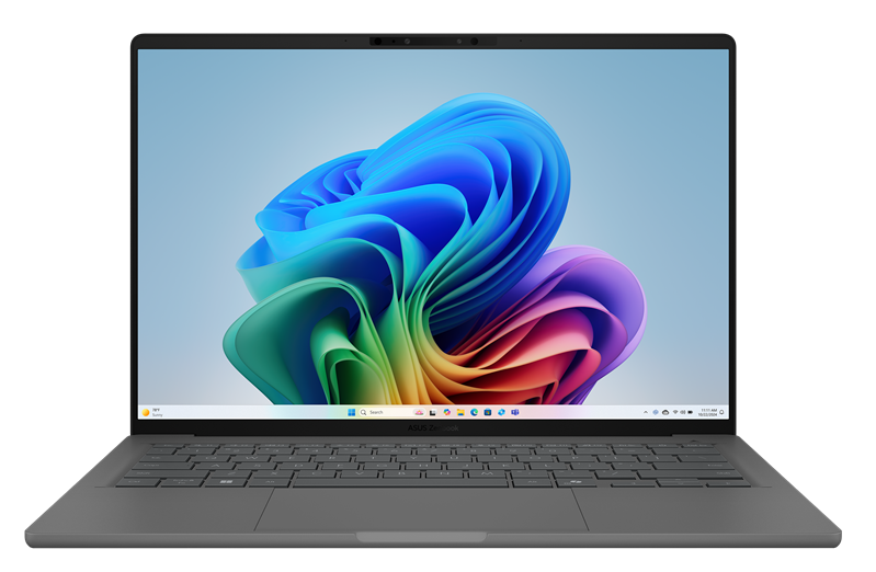 ASUS Zenbook A14 UX3407RA-QD038W Snapdragon X Elite X1E 78 100 /LPDDR5X 32GB 1TB PCIE G4 SSD Qualcomm Adreno GPU 14" OLED WUXGA BEND / WIN11 HOME 0.98 kg Iceland Gray