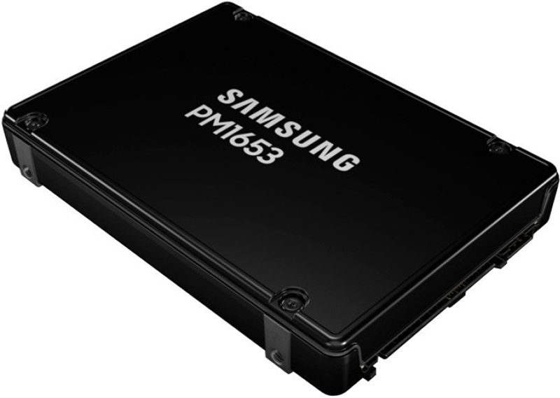 Samsung Enterprise SSD, 2.5"(SFF), PM1653, 15360GB (15.36TB), SAS 24Gb/s, R4200/W3700Mb/s, IOPS(R4K) 800K/140K, MTBF 2M, 1DWPD/5Y, TBW 28032TB, OEM (repl. MZILT15THALA-00007)