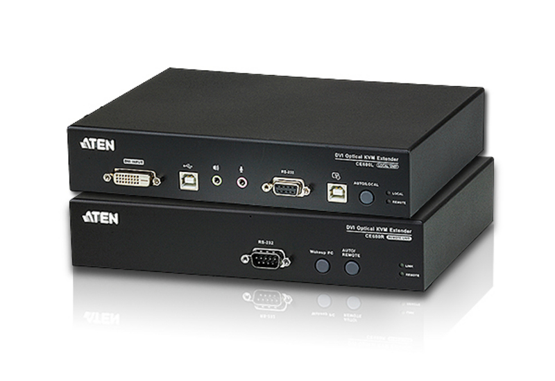 ATEN USB DVI Optical KVM Extender (1920 x 1200@600m)