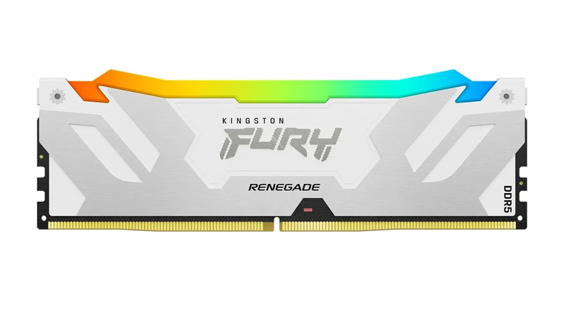 Kingston 16GB 7200MT/s DDR5 CL38 DIMM FURY Renegade RGB White XMP
