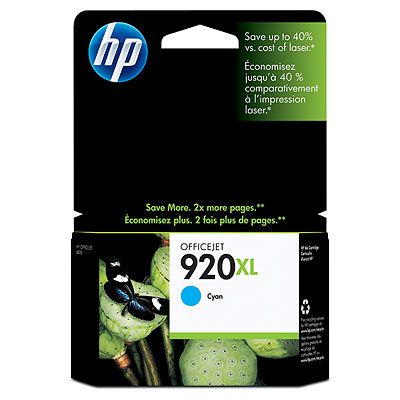Cartridge HP 920XL для Officejet 6000/6500/7000/7500, голубой  (700 стр.)