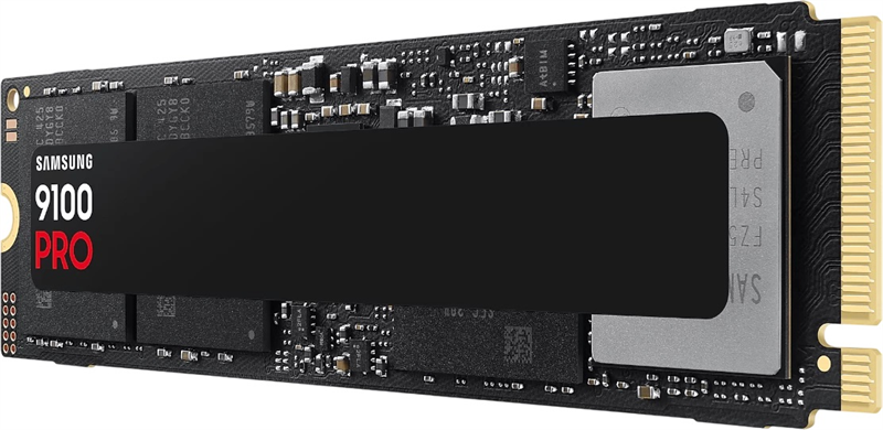 SSD M.2 (PCI-E NVMe 2.0 Gen 5.0 x4) 4Tb Samsung 9100 PRO (R14800/W13400MB/s) 1year
