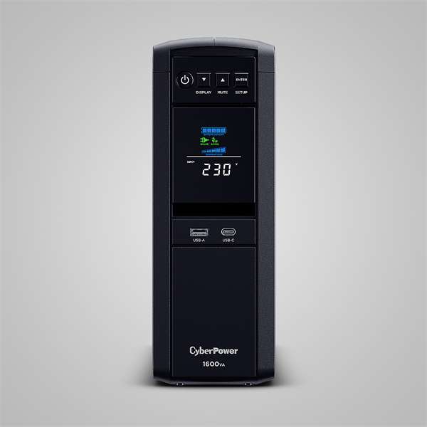 Cyberpower CP1600EPFCLCD Line-Interactive 1600VA/1000W USB/RS-232/RJ11/45 (6 EURO)(замена CP1500EPFCLCD)