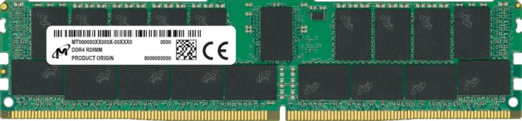 Micron DDR4 RDIMM 16GB 2Rx8 2933 MHz ECC Registred MTA18ASF2G72PDZ-2G9  (Analog Crucial CT16G4RFD8293), 1 year