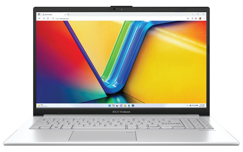 ASUS Vivobook Go 15 E1504FA-BQ073W AMD Ryzen 5 7520U  2.8GHz  LPDDR5 8GB 512GB PCIE G3 SSD AMD Radeon Graphics 15.6" FHD (1920 x 1080) 16:9  IPS-level 60Hz WIN11 HOME 1.47 kg  Cool Silver