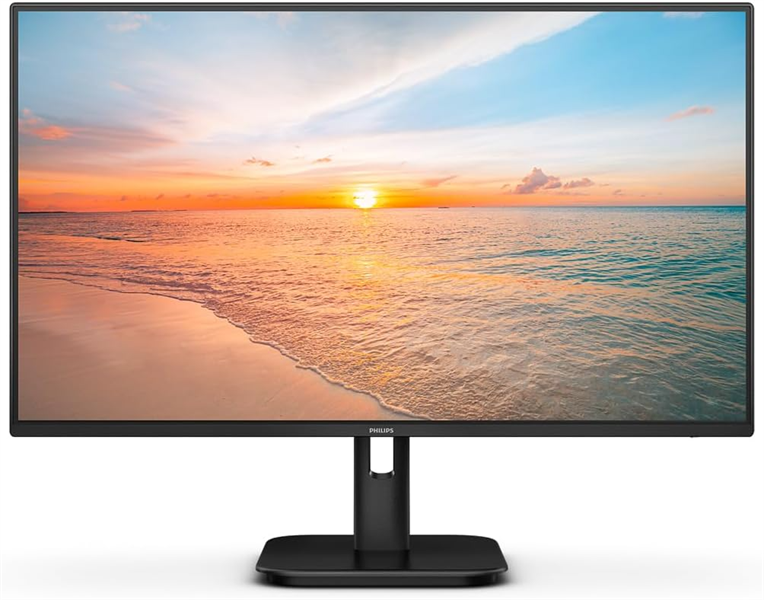 23,8" Philips 24E1N1200A 1920x1080, WLED, 16:9, IPS, 300cd, 1500:1,  4ms, 178/178, VGA, HDMI, DP, 120Hz, Speakers, Tilt, Inter VESA, Black, 3y
