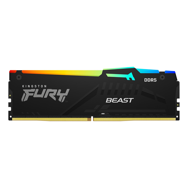 Kingston 64GB 5600MT/s DDR5 CL40 DIMM (Kit of 2) FURY Beast RGB XMP