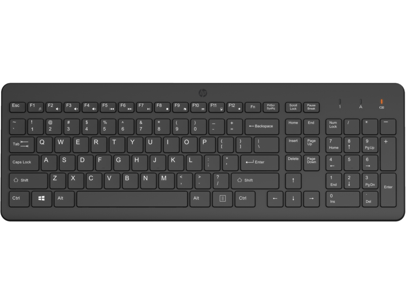 Keyboard HP 220 Wireless - black ENG/RUS