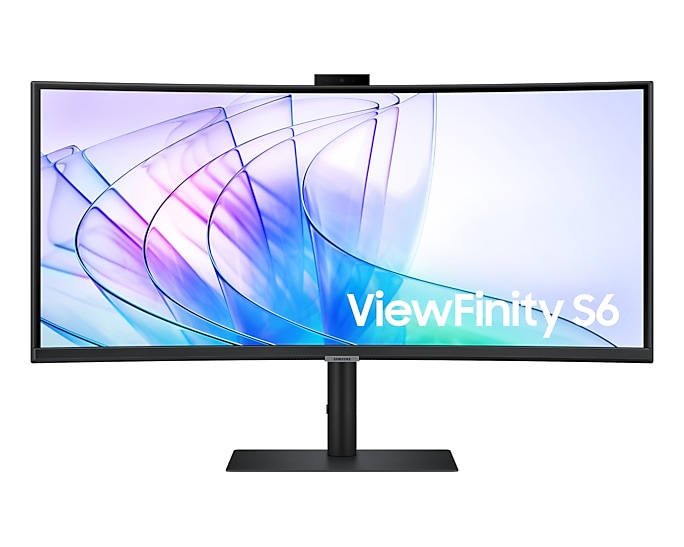Samsung 34" ViewFinity S6 S34C650VAI Curved (VA 21:9 3440x1440x100Hz 5ms 350cd 3000:1 178/178 1,07 млрд DP; HDMI; USB-C (90 Вт) USB3.0x2 Spk 2x5W HAS Tilt Swiv VESA Black
