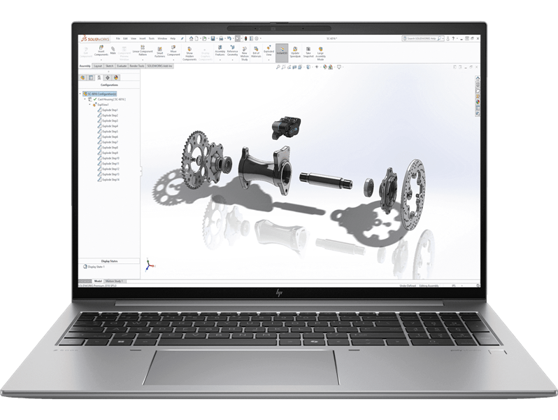 HP Zbook Firefly 16 G11 Intel U7-155H,16" WUXGA(1920x1200)IPS AG 300nits, Intel Arc Graphics, 32Gb DDR5(1), 1Tb SSD,56Wh LL,FPR,HD Webcam,1.79kg,2y,Gray,Win11Pro Multilang, eng/rus kbd, без евровилки