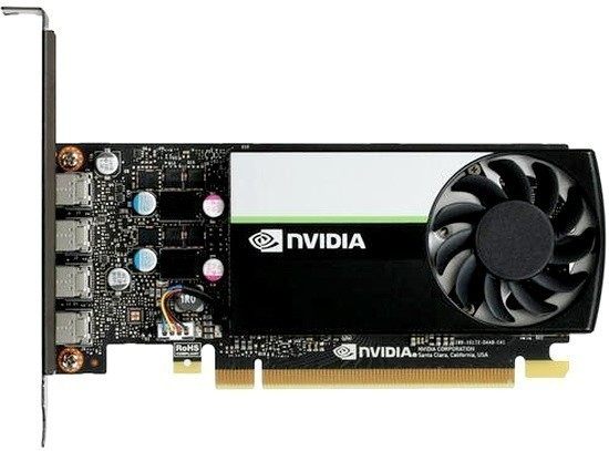 Nvidia Quadro T1000 4GB GDDR6, 4x Mini DisplayPort 1.4, 50W, FH bracket