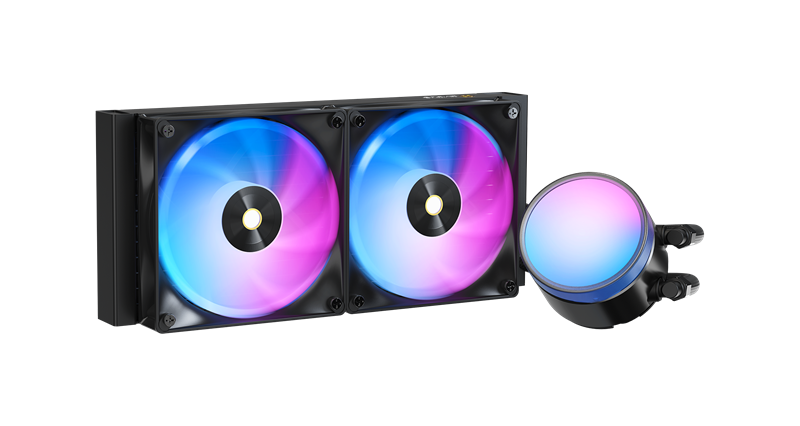 Ocypus Delta L24 BK ARGB V2, 240mm, ARGB Pump,2x120mm ARGB fans, LGA115X/1200/1700/18XX, AM4/AM5