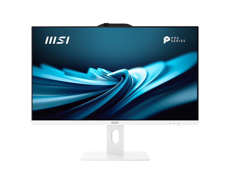 MSI Pro AP272P 14M AiO 27" FHD (1920x1080)IPS AG Non-touch, Core i3-14100 (3.5GHz), 8Gb DDR5(1x8Gb), 512GB SSD M.2, Intel UHD, WiFi, BT,camera, WirelessKB&mouse Eng/Rus,No OS,1y war-ty, White