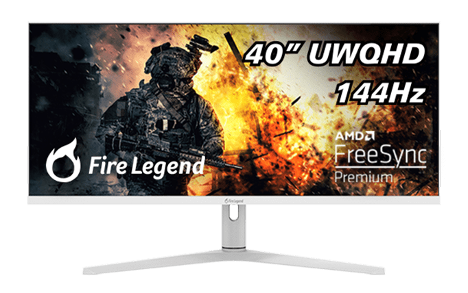 40'' AOPEN  40XV1CUPwmiiphux  21:9, IPS, 3440x1440, 1 / 4ms, 400, 600cd, 144Hz, 2xHDMI + 1xDP(1.2) + 1xType-C(90W) + Speakers 4Wx2, White, 600, H.Adj. 95  (by ACER)