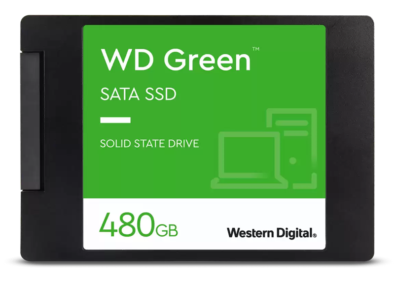 Western Digital Green SSD 2,5” SATA 480Gb, WDS480G3G0A, 1 year