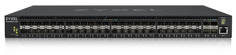 L3 Core Zyxel XGS4600-52F, rack 19", 48xSFP, 4xSFP+, 2 блока питания в комплекте