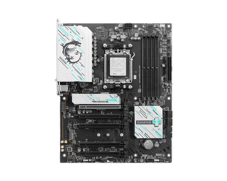 MSI B840 GAMING PLUS WIFI ,B840,AM5,4DDR5,5PCI-Ex16,2M.2,4SATA3,2USB10G(1A+1C),5USB5G