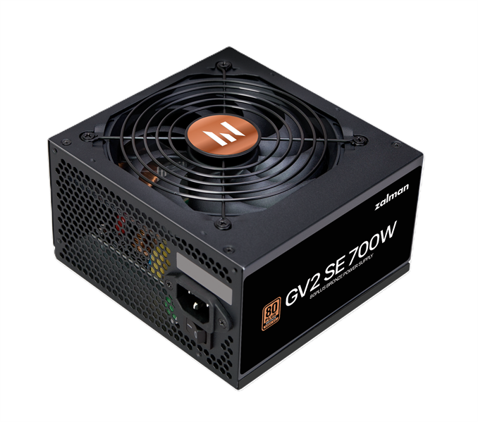 Zalman ZM700-GV2SE, 700W, ATX12V v2.52, APFC, 12cm Fan, 80+ Bronze, Retail