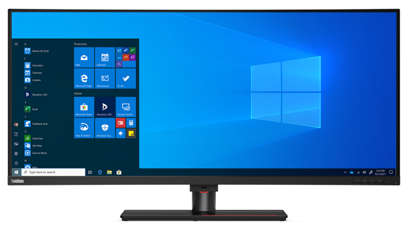 Lenovo ThinkVision P40w-20 39.7" 21:9 UHD (5120x2160) IPS, AG, Curved, 4ms, 300N, 2xThunderblot 4, 1xHDMI 2.0, 1xDP 1.4, 1xEthernet(RJ45), USB HUB (5xUSB 3.2 Gen 1), 99% sRGB, 98% DCI-P3, LTPS,1YR