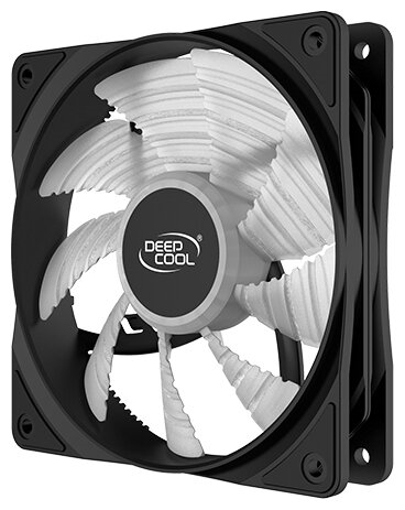 DEEPCOOL RF120R 120x120x25мм (96шт./кор, LED Red подсветка, 1300об/мин) Retail (DP-FLED-RF120-RD)