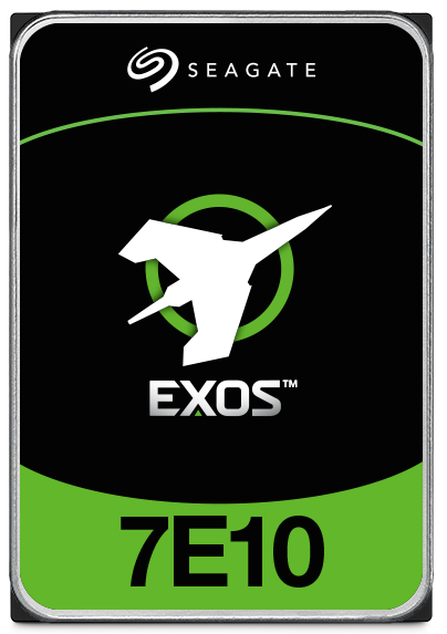 Seagate Exos 7E10 HDD 3.5" SATA 10Tb, 7200 rpm, 256Mb buffer, 512e/4Kn, ST10000NM017B, 1 year (аналог ST10000NM001G)