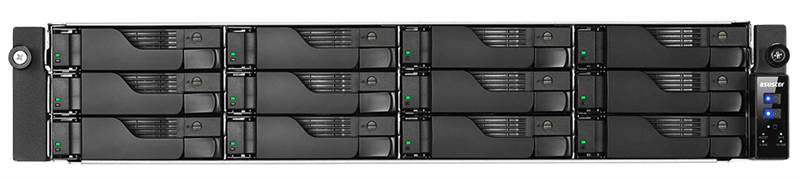 ASUSTOR AS7112RDX 12BAY/Intel Xeon E-2224 3.4GHz up to 4.6GHz, 8GB SO-DIMM DDR4, noHDD(HDD,SSD)