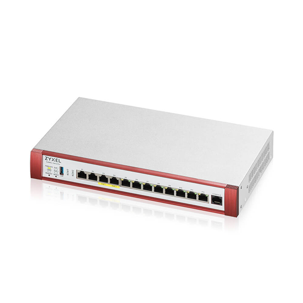 Межсетевой экран Zyxel USG FLEX 500H с подпиской Gold на 1 год (AV, CF, IDP/DPI, Sandboxing, SecuReporter), Rack, 2xRJ-45: 1/2.5G (LAN/WAN), 2xRJ-45: 1/2.5G PoE+ (LAN/WAN), 8xRJ-45: 1G (LAN/WAN), 1xUS