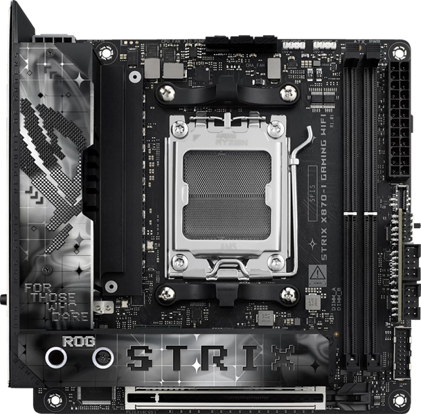 ASUS ROG STRIX X870-I GAMING WIFI, AM5, X870, 2*DDR5, 2*SATA, 2*M.2, 4*USB 3.2, 3*USB 2.0, 2*USB4, Type-C, 2*PCIx16, HDMI, mIATX; 90MB1IW0-M0EAY0