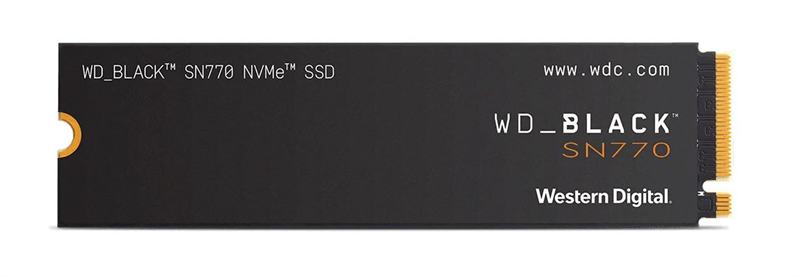 Western Digital Black SSD SN770 M2.2280 PCIe 4.0 500Gb, 5000MBs/4000MBs, TBW 300, WDS500G3X0E, 1 year